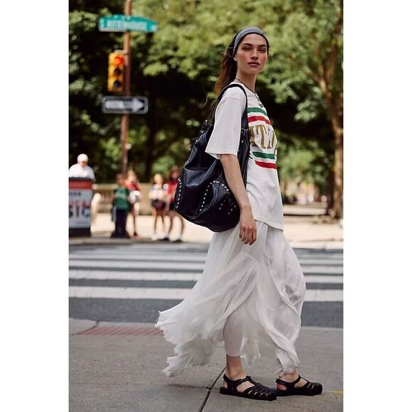 Free People White Midi Skirt - Picture 7 of 9